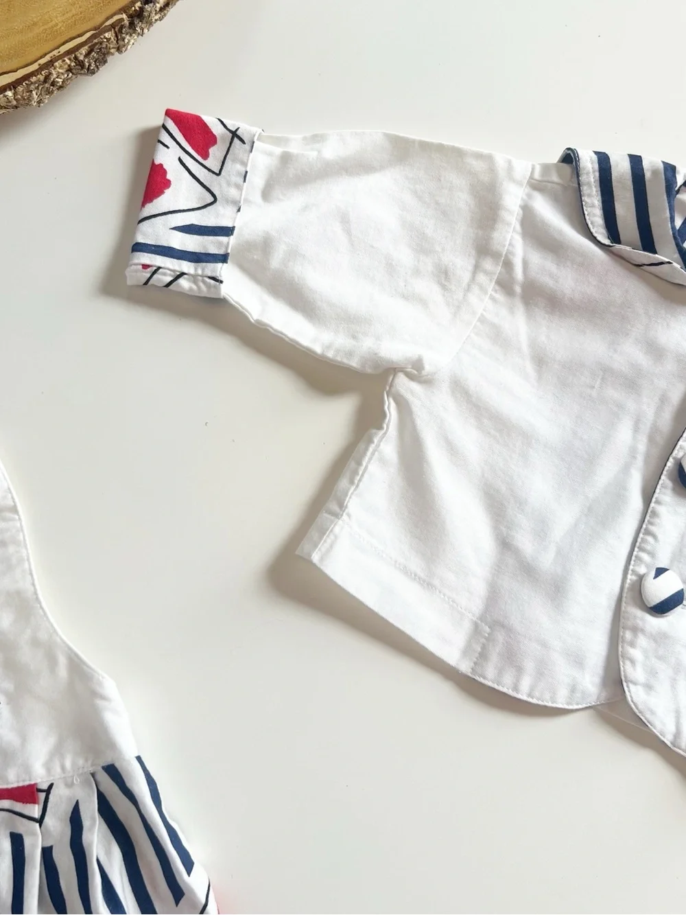 NWT Little Wishes Nautical Sail Boat Overall Bubble & Jacket Set | 3-6m